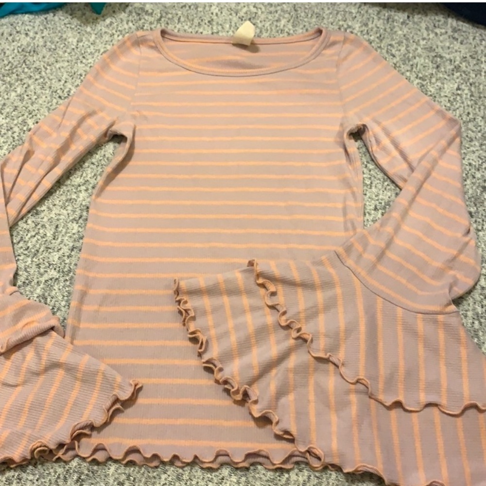 Free People Bell Sleeve Blouse